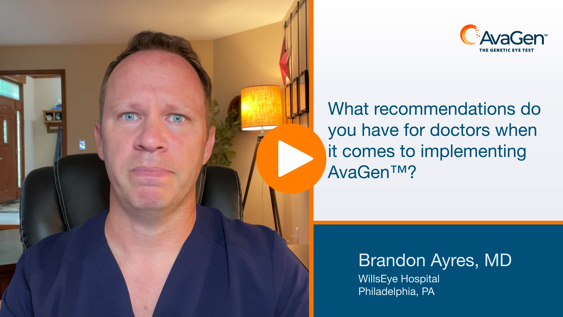 What recommendations do you have for doctors when it comes to implementing AvaGen™?